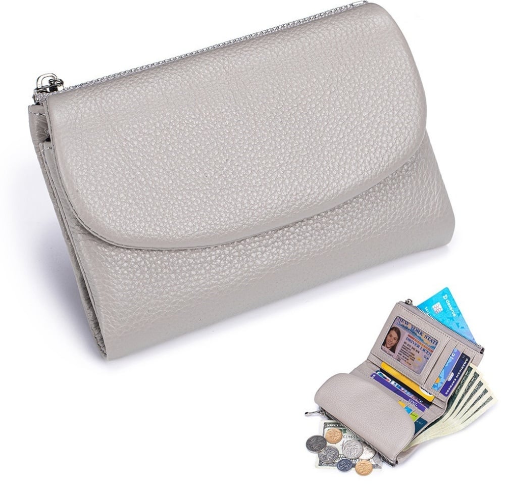 Last Day 49% Off🔥 Pebble Leather Wallet - Buy 2 Get Free Shipping Today