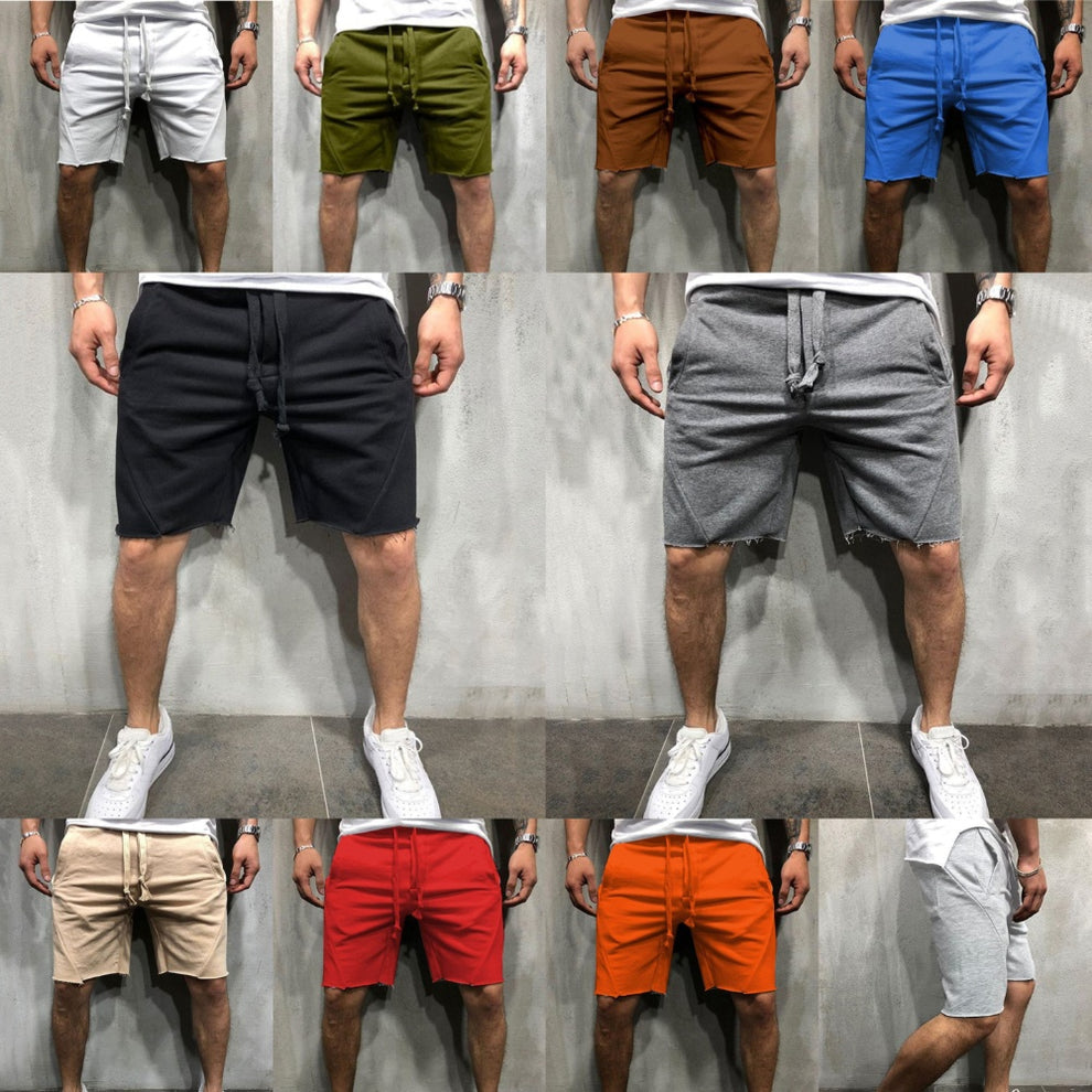 CanooSport™ Loose Plain Elastic Waist Shorts