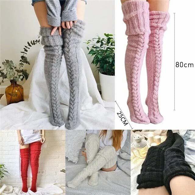 Black Friday 50% OFF - 🎁Hygo Warm Over Knee Extra Long Knitted Socks