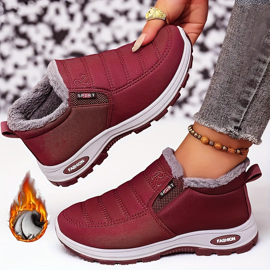 🔥Last Day Promotion 50% OFF🔥 Unisex Warm Sheepskin-Lined Boots , Easy To Wear, Comfortable When Walking