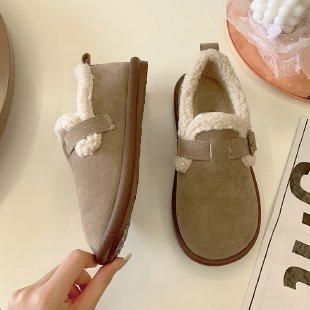 🔥Last Day 50% OFF - Women's Comfort Orthopaedic Slip-On Winter Shoes for Cosy Fleece Lining, Cushioned Sole