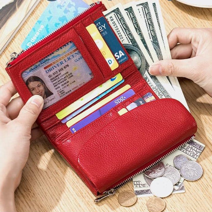 Last Day 49% Off🔥 Pebble Leather Wallet - Buy 2 Get Free Shipping Today