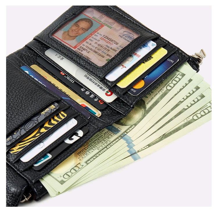 Last Day 49% Off🔥 Pebble Leather Wallet - Buy 2 Get Free Shipping Today
