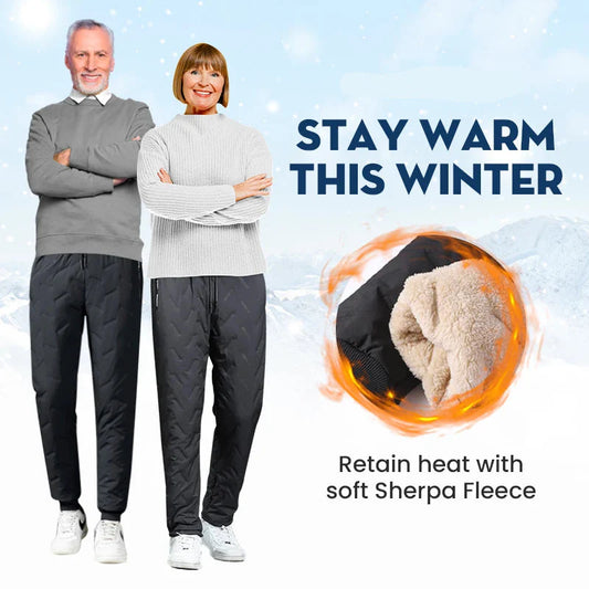 CanooSport FleeceActive™ - Unisex Fleece-Lined Waterproof Pants