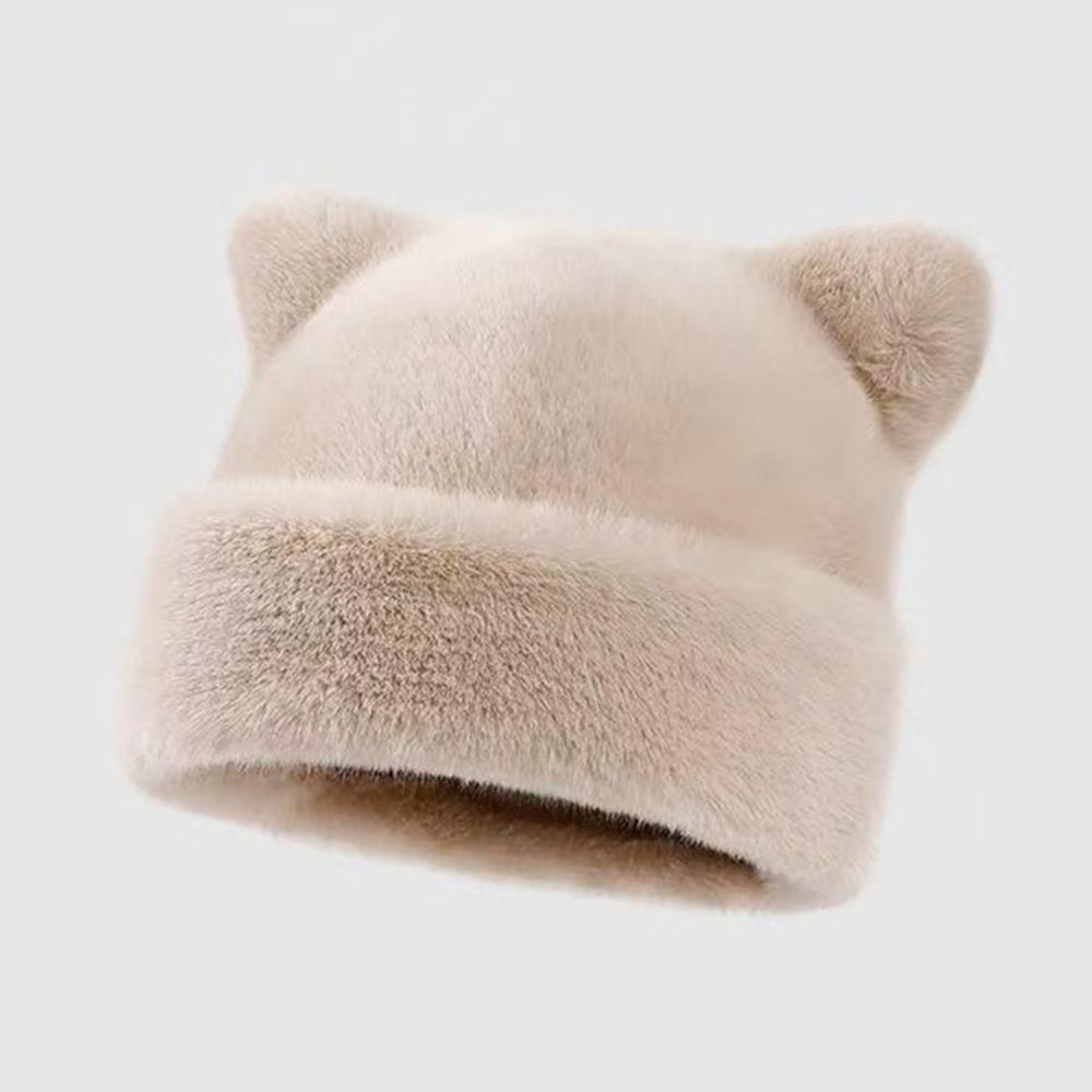 Women's Soft Fuzzy Beanie – Cozy & Stylish Winter Hat