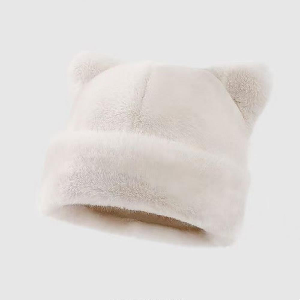 Women's Soft Fuzzy Beanie – Cozy & Stylish Winter Hat