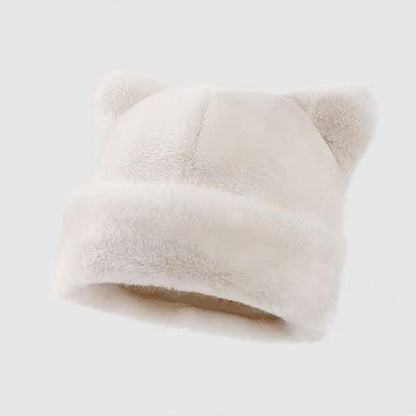 Women's Soft Fuzzy Beanie – Cozy & Stylish Winter Hat