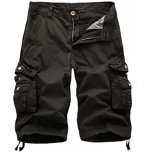 Canoosport Mens Cargo Shorts Multi Pockets Twill Cargo Shorts