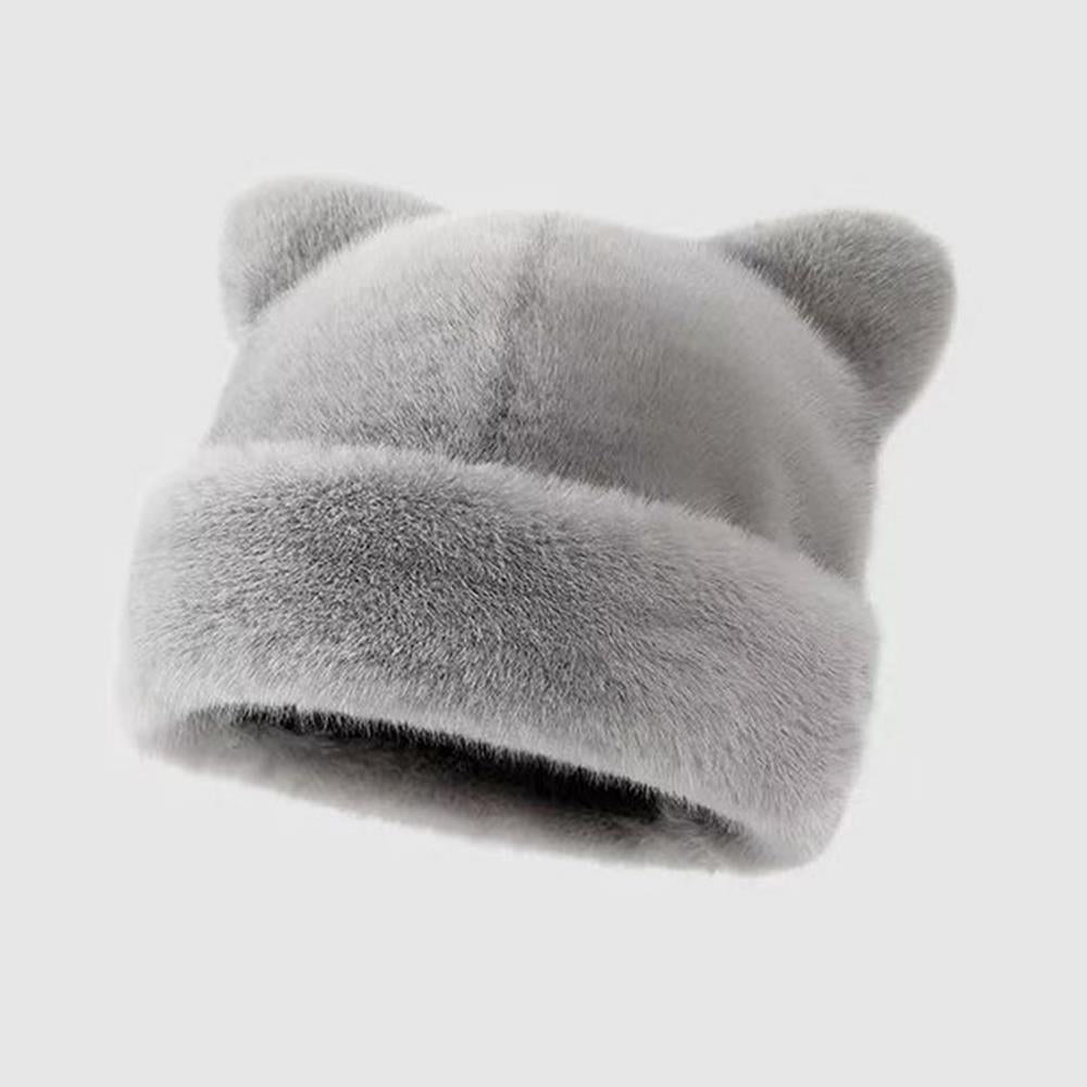 Women's Soft Fuzzy Beanie – Cozy & Stylish Winter Hat