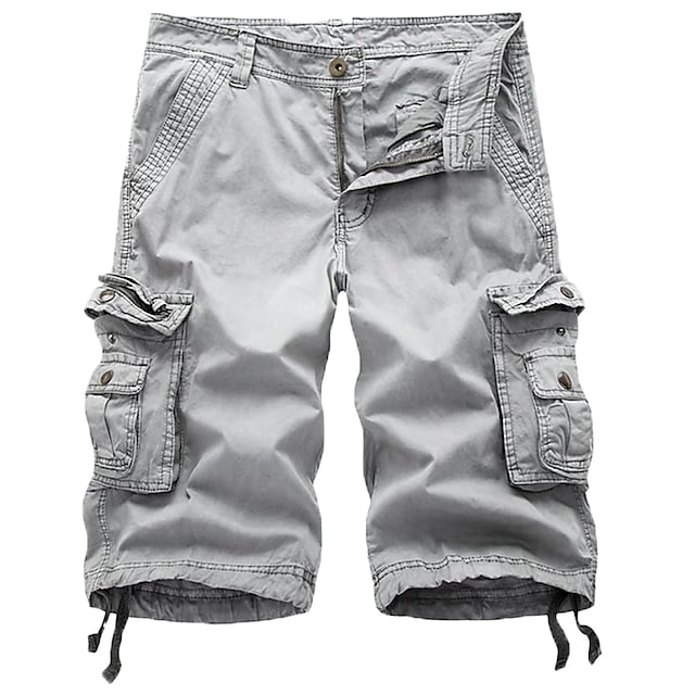 Canoosport Mens Cargo Shorts Multi Pockets Twill Cargo Shorts