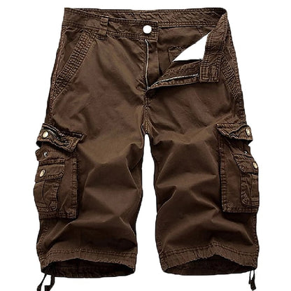 Canoosport Mens Cargo Shorts Multi Pockets Twill Cargo Shorts