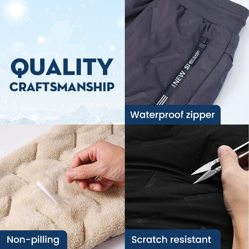 CanooSport FleeceActive™ - Unisex Fleece-Lined Waterproof Pants
