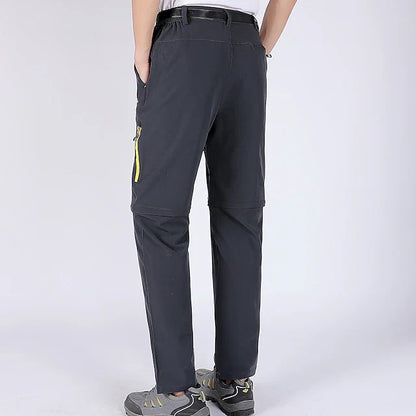 Men's 4-Season Convertible Hiking Pants | Waterproof & Quick-Dry