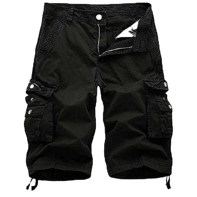 Canoosport Mens Cargo Shorts Multi Pockets Twill Cargo Shorts