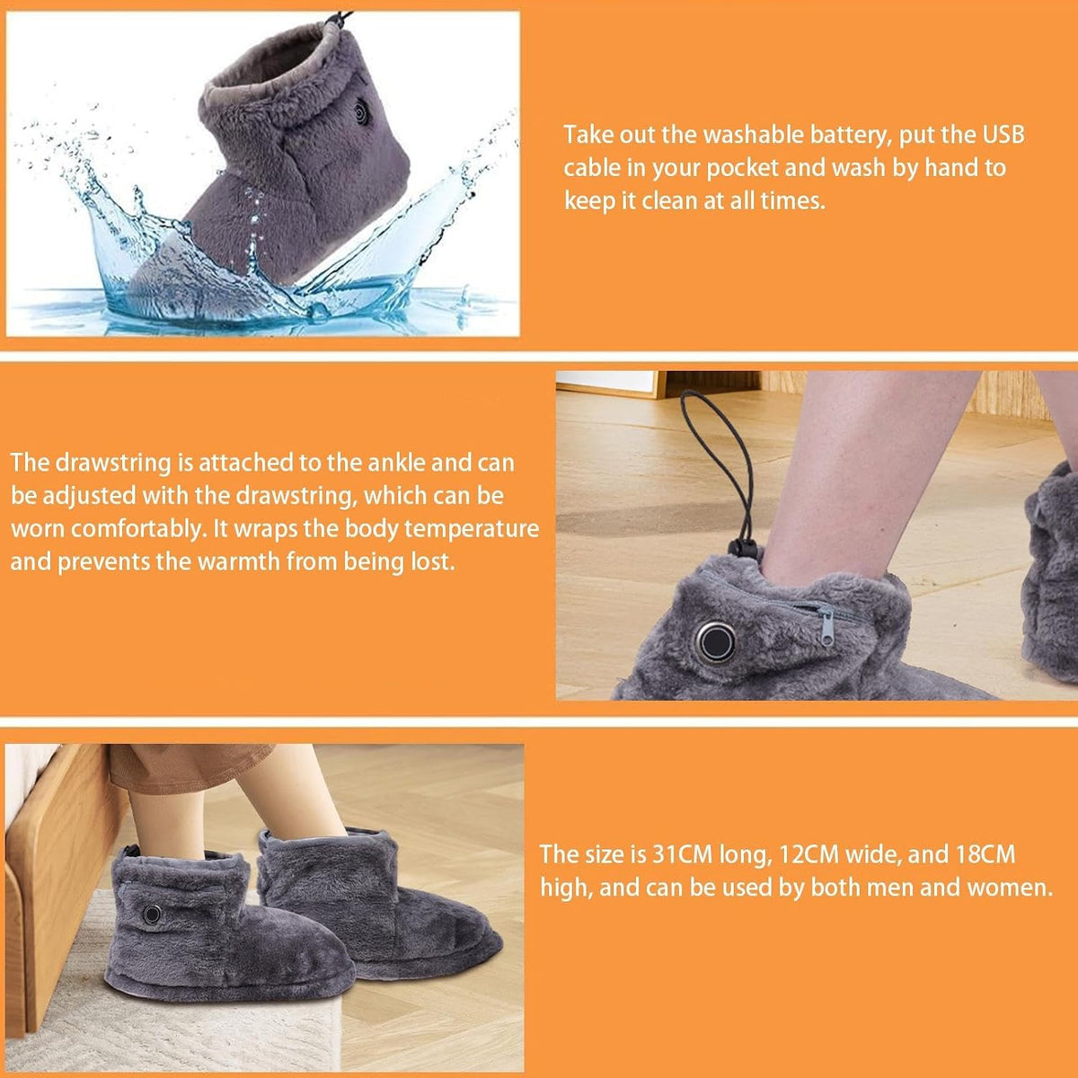 🎁Heated Boots – Lightweight Warmth for Cold Winter Days