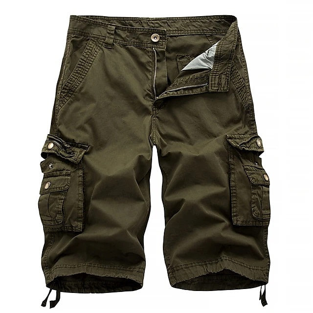 Canoosport Mens Cargo Shorts Multi Pockets Twill Cargo Shorts