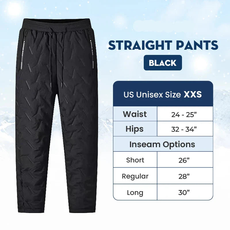 CanooSport FleeceActive™ - Unisex Fleece-Lined Waterproof Pants
