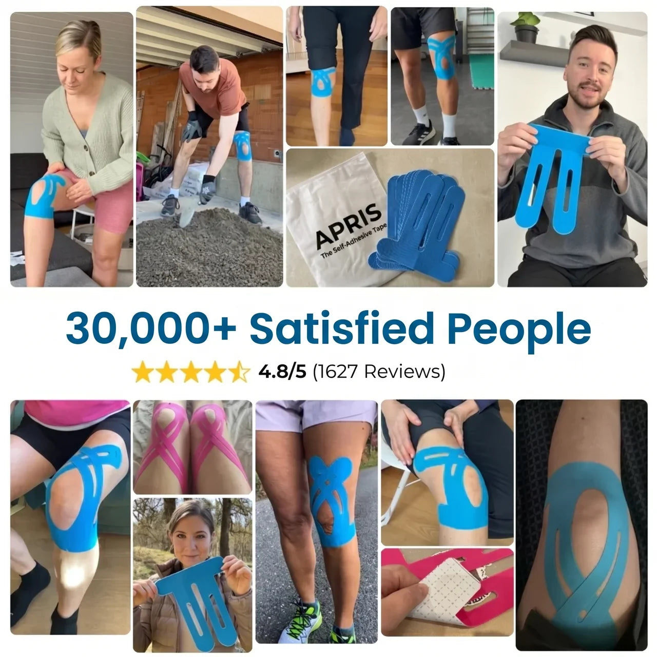 Knee Pajamas — Pre-Cut Kinesiology Tape