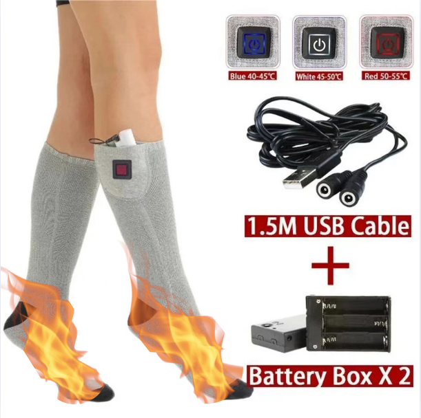 Canoosport™ Heated Socks with Adjustable Temperature