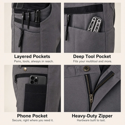 Men’s Tactical Cargo Pants – Fleece-Lined & Unlined Utility Work Pants