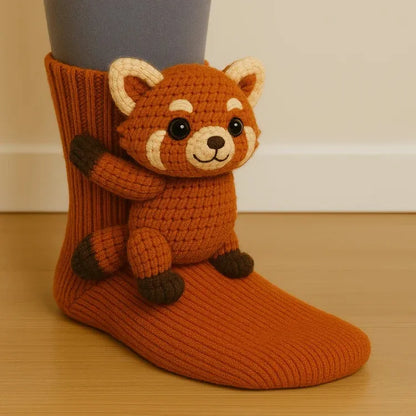 🔥Last Day 49% OFF-3D Knit Animal Socks🧦