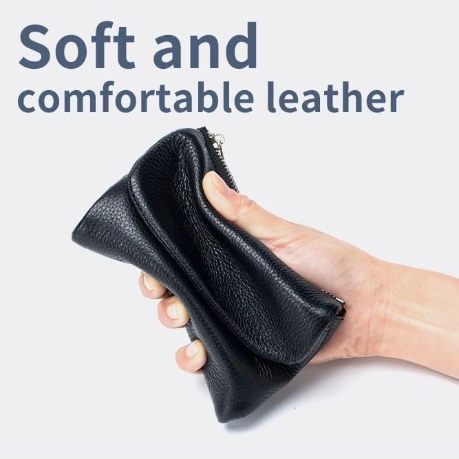 Last Day 49% Off🔥 Pebble Leather Wallet - Buy 2 Get Free Shipping Today