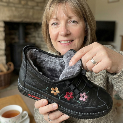 Canoo Floral – Winter Shoes for Warmth, Comfort & Style ❄🌸