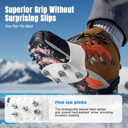 Ice Cleats for Shoes – Anti-Slip Traction Spikes for Snow & Ice