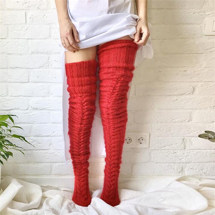 Black Friday 50% OFF - 🎁Hygo Warm Over Knee Extra Long Knitted Socks