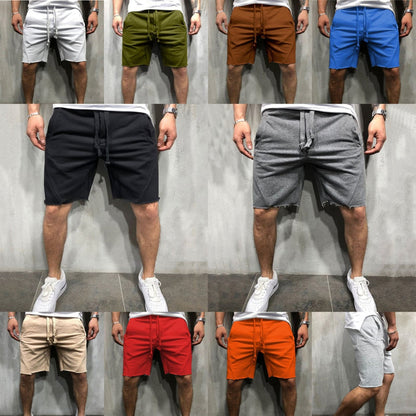 CanooSport™ Loose Plain Elastic Waist Shorts