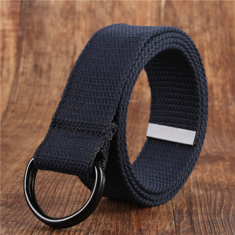 CanooSport Double Buckle Canvas Simple Belt