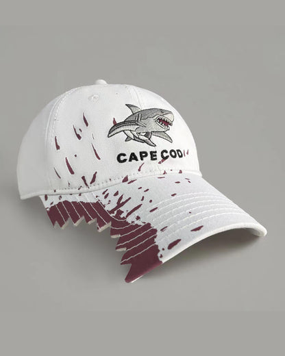 CAPE COD Shark Bite Embroidered Hat – Unique Street Style Cap
