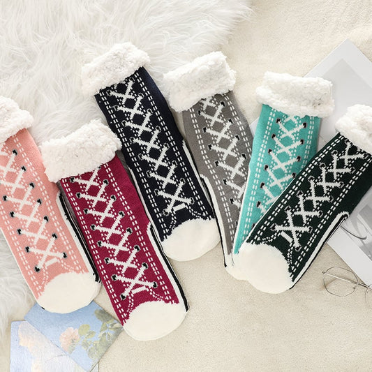 Happy New Year 50% OFF - 🎁Ultra-thick Cute Slipper Home Socks