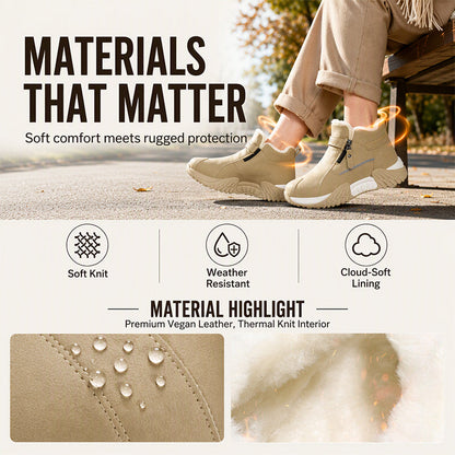 Men's Warm Fleece-Lined Winter Ankle Boots