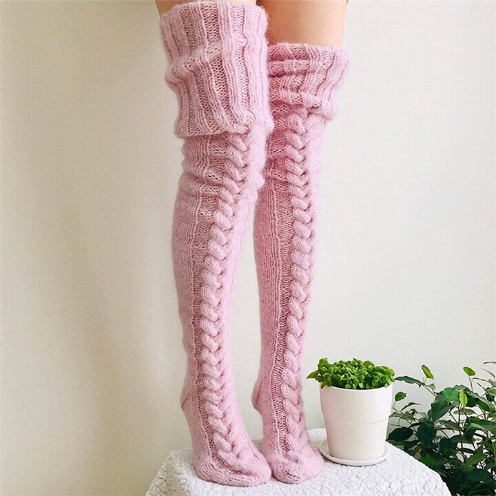Black Friday 50% OFF - 🎁Hygo Warm Over Knee Extra Long Knitted Socks
