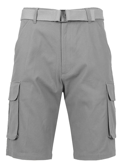 Men’s Multi-Pocket Cargo Shorts w/ Belt – Built for Summer Comfort