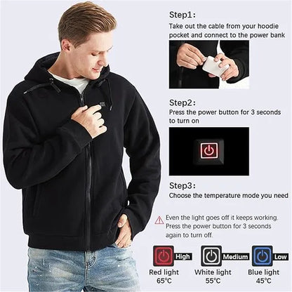 Canoosport™ LAST DAY 50% OFF - 🎁 Unisex Heated Hoodie（Free Shipping）