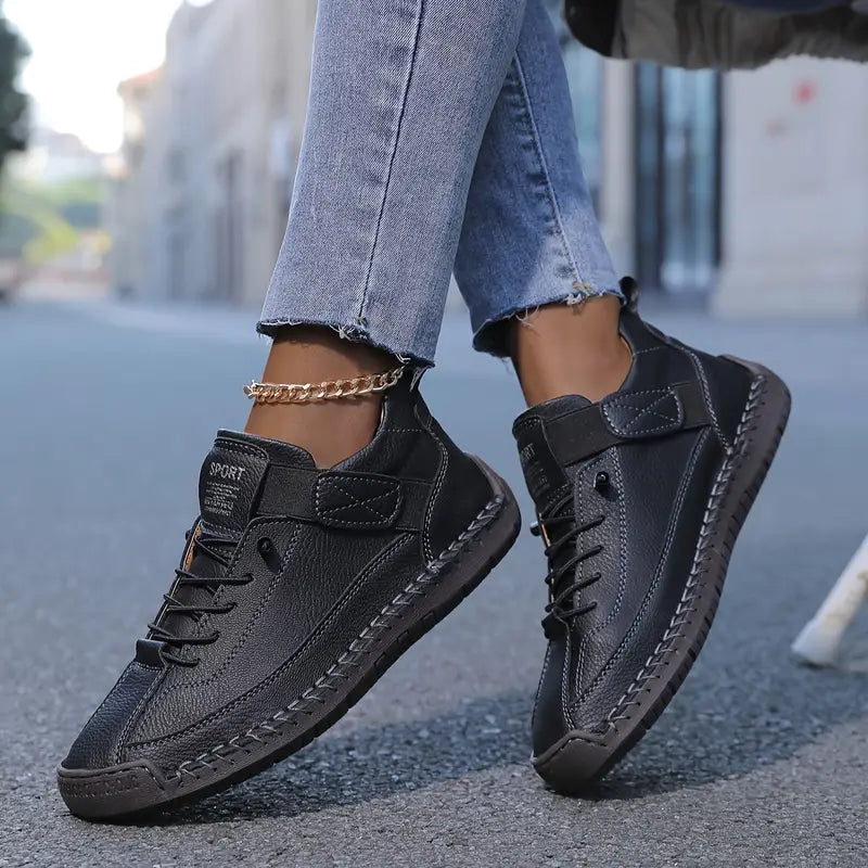 Women's Leather Sneakers – Soft Comfort & Orthopedic Support