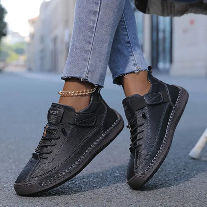 Women's Leather Sneakers – Soft Comfort & Orthopedic Support