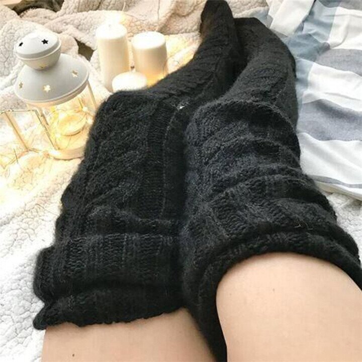 Black Friday 50% OFF - 🎁Hygo Warm Over Knee Extra Long Knitted Socks