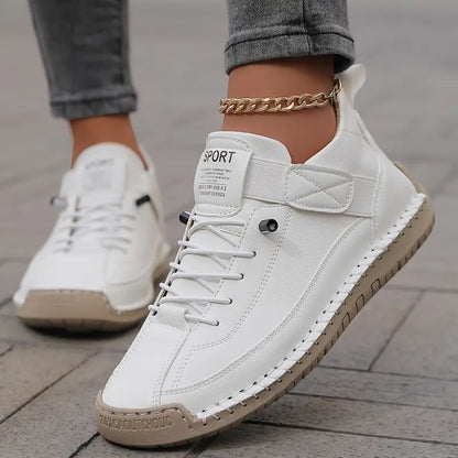 Women's Leather Sneakers – Soft Comfort & Orthopedic Support