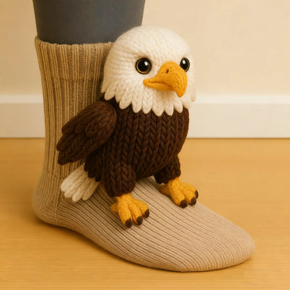 🔥Last Day 49% OFF-3D Knit Animal Socks🧦