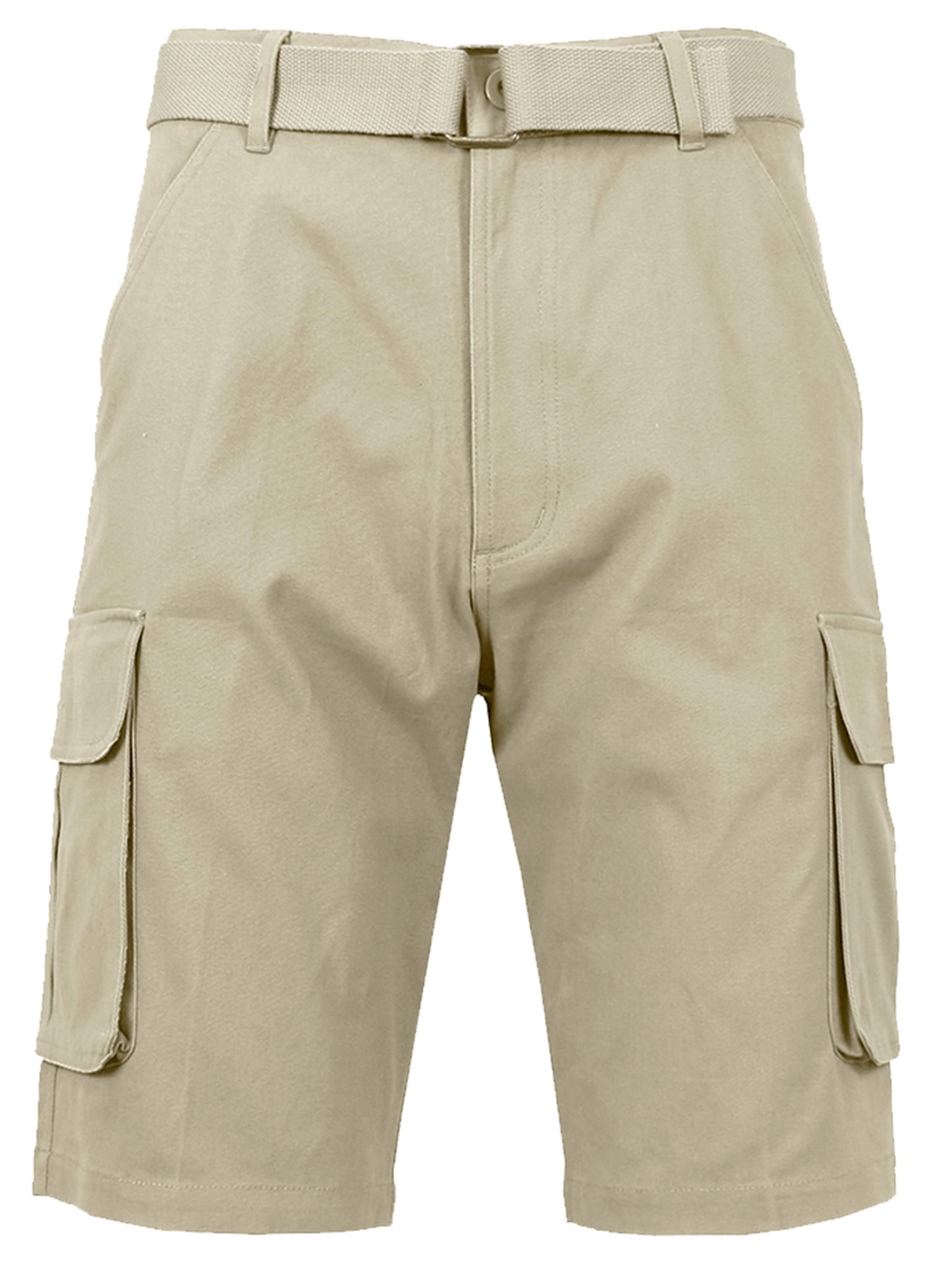 Men’s Multi-Pocket Cargo Shorts w/ Belt – Built for Summer Comfort