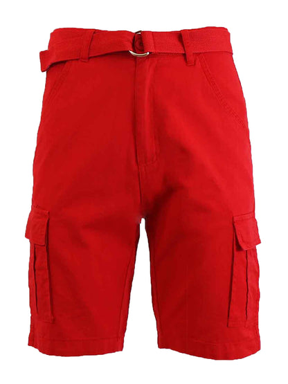 Men’s Multi-Pocket Cargo Shorts w/ Belt – Built for Summer Comfort