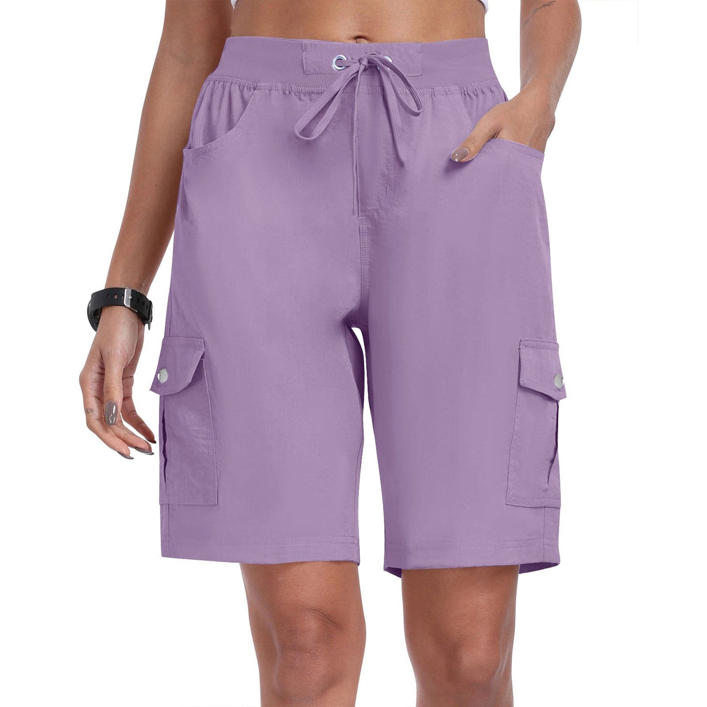 Women's Quick-Dry Cargo Shorts with Pockets