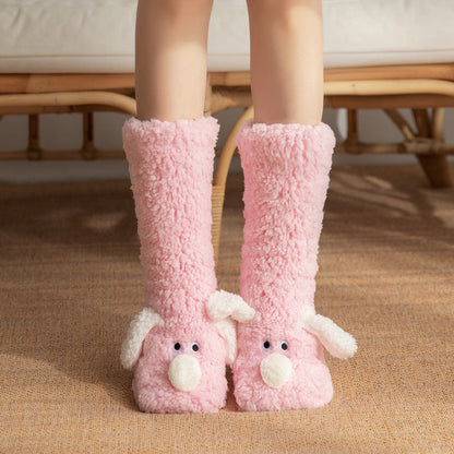 Hygo Ultra-thick Cute Puppy Slipper Home Socks