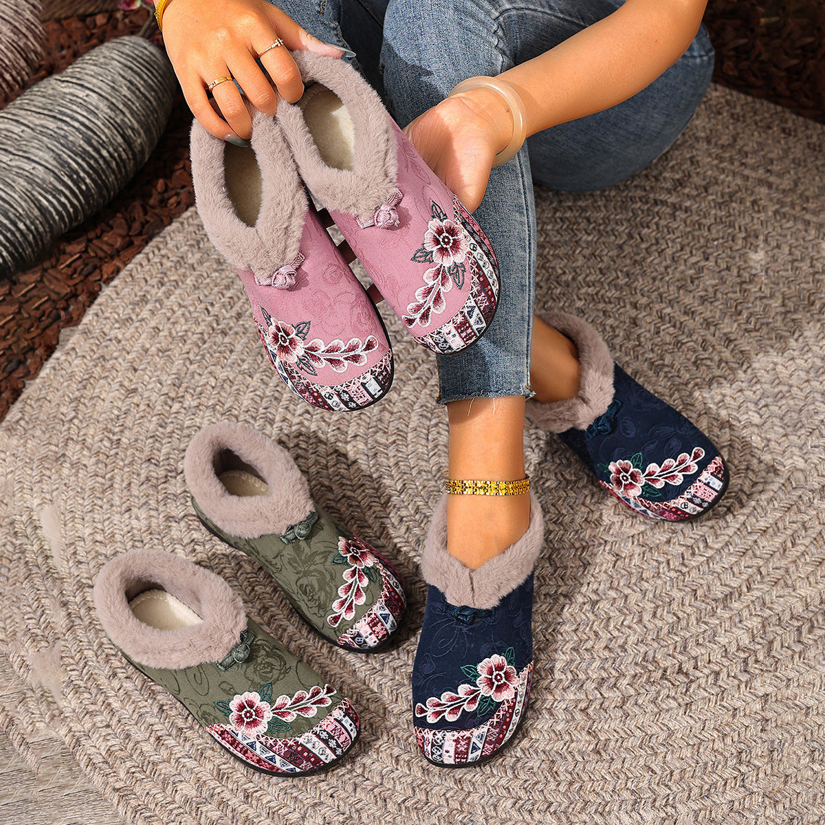 Women's soft-soled non-slip warm cotton boots