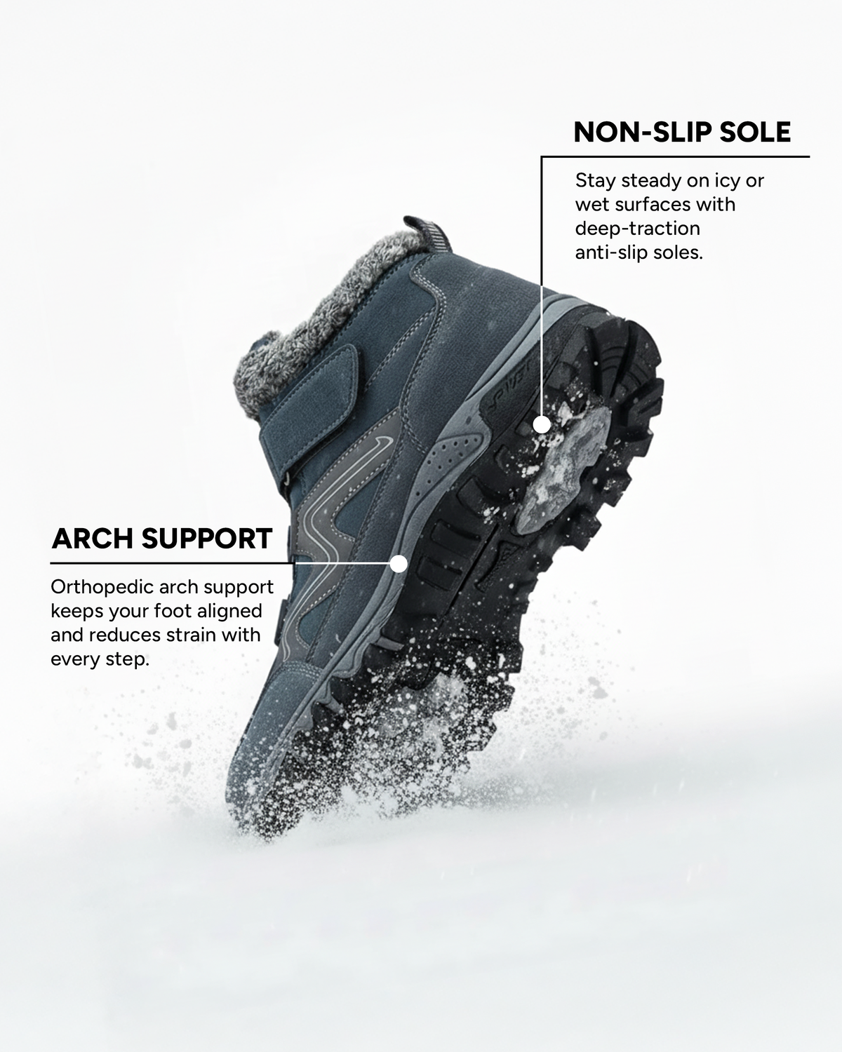 Canoo™ Orthopedic Boots Vibram® High-Traction Sole