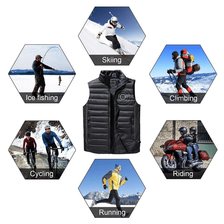 Canoo Unisex heated down vest