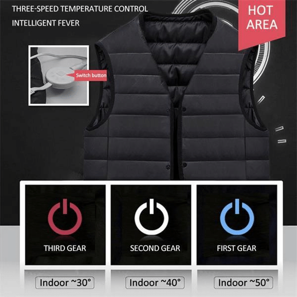 Canoo Unisex heated down vest